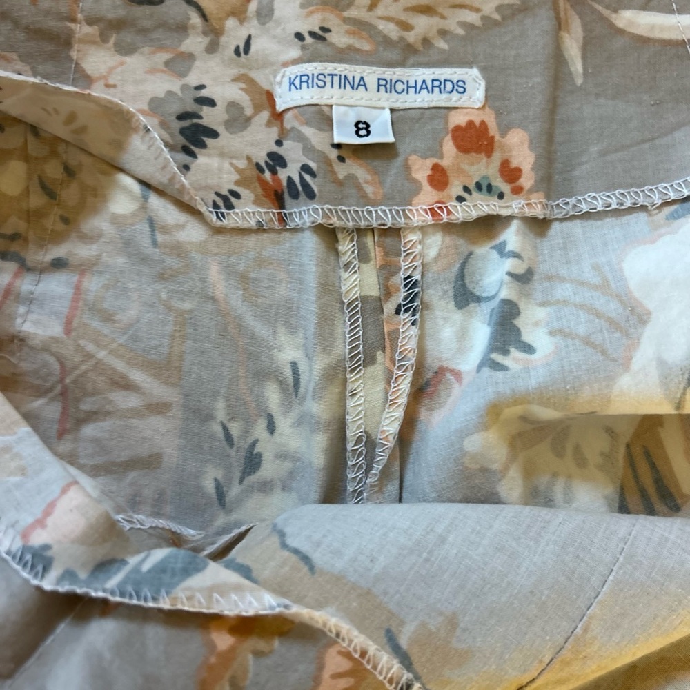 Floral Patterned Pants - image 4